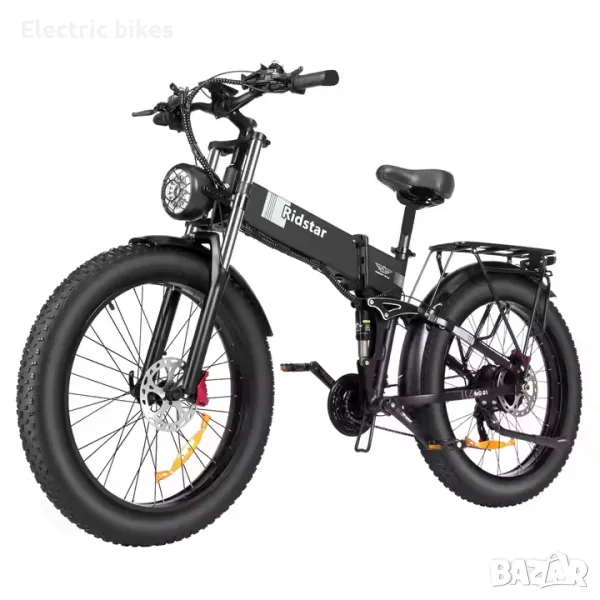Електрически велосипед Ridstar H26PRO – 1500W, 48V, 20Ah, 26 инча, снимка 1