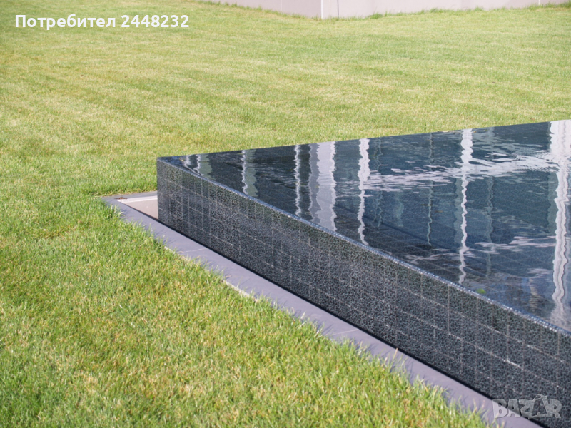 Черно-сиви плочки 7.5 x 7.5 см, снимка 1