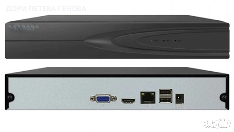 KASSABA NVR TRX-4810 4K 8MPX 10 channel ONVIF, снимка 1
