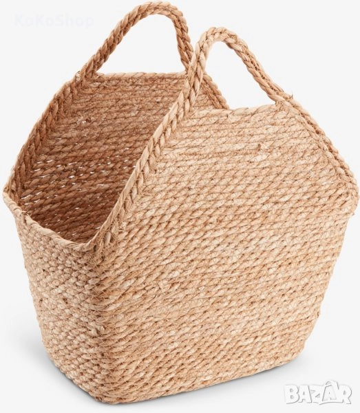 Кошница за съхранение-22х38х43 см./плетена кошница, снимка 1