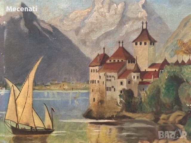 БОРИС АНГЕЛОВ масло 1937 г., снимка 5 - Картини - 53122850