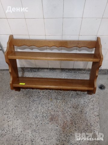 дървена етажерка немска за порцелан, снимка 2 - Етажерки - 40723628