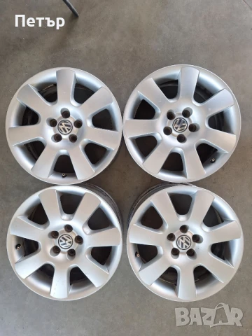 ОРИГИНАЛНИ АЛУМИНИЕВИ ДЖАНТИ ЗА ФОЛВАГЕН /ШКОДА/ 5Х100Х57-16 цола