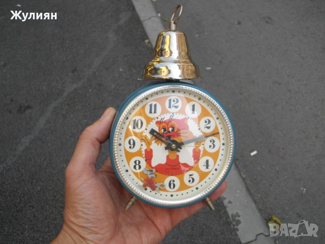 КОЛЕКЦИОНЕРСКИ АНИМИРАН БУДИЛНИК ЯНТАР КОТАРАКА ЛЕОПОЛД , снимка 2 - Антикварни и старинни предмети - 41328017