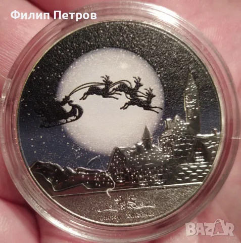 Коледно - новогодишен плакет в защитна капсула ., снимка 13 - Нумизматика и бонистика - 48410560