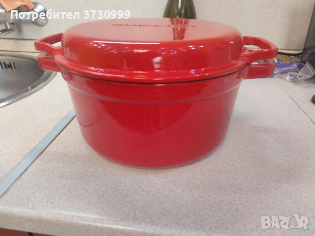 Чугунена тенджера , снимка 6 - Съдове за готвене - 53413495