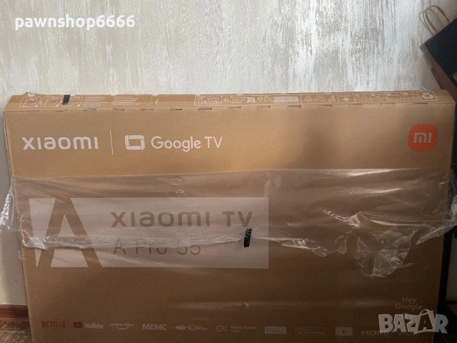 Смарт телевизор Xiaomi 55 A PRO 2026 55" UHD Google Assistant QLED Dolby Vision, снимка 3 - Телевизори - 53620778