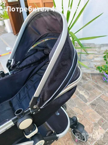  i-Safe System Black Trio Travel System 3-в-1 – комбинирана бебешка количка с кош/седалка, кошче за , снимка 8 - Детски колички - 56194526