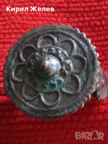 17 ВЕК САЧАНЕН ЧОРБАДЖИЙСКИ ВЪЗРОЖДЕНСКИ ПРЪСТЕН СРЕБРО/САЧАН КУЮМДЖИЙСКА РЯДКА ИЗРАБОТКА 27252, снимка 17 - Антикварни и старинни предмети - 36772061