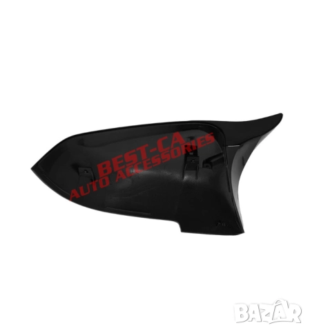 Капаци за огледала със щипки черен пиано лак Batman Style подходящи за BMW F01 F06 F07 F10 facelift, снимка 5 - Аксесоари и консумативи - 52007398