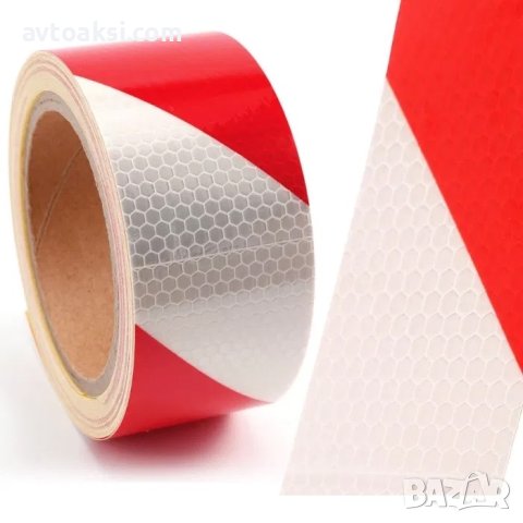 Светлоотразително тиксо тип пчела 5см на 20 метра, снимка 4 - Аксесоари и консумативи - 41079859