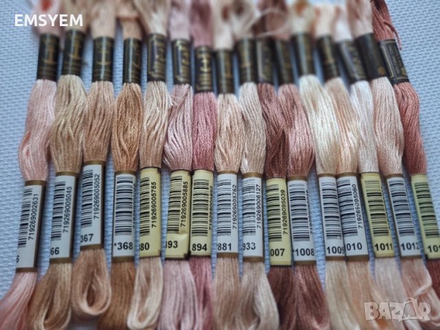 Мулине за бродерия ANCHOR ,лицеви цветове , дължина 8 м, 6 нишки