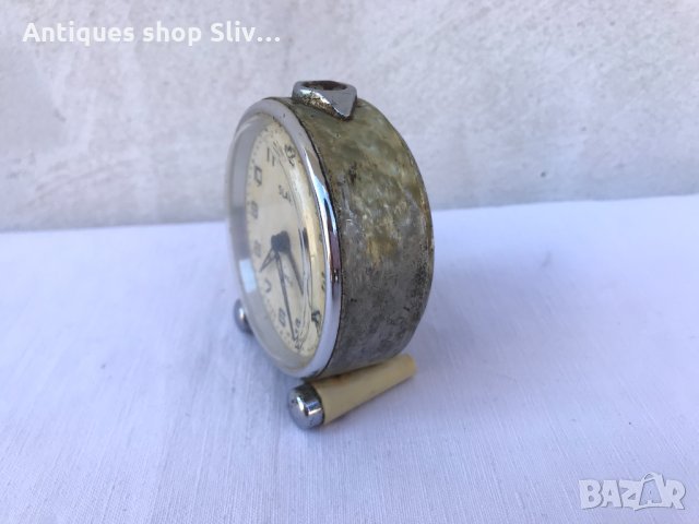 Винтидж настолен часовник Slava №0896, снимка 3 - Антикварни и старинни предмети - 34303044