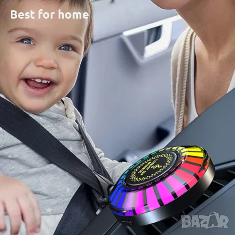 Мини диска лампа- - за автомобил, камион за дома- ММВ F5, снимка 5 - Други - 49779531