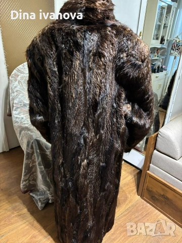 палто от норка дълго 
