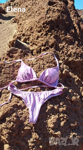 Дамски костюм розов от 2 части, снимка 3 - Бански костюми - 44527175