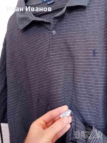 Оригинална фланелка с яка Polo Ralph Lauren, снимка 4 - Тениски - 51654798