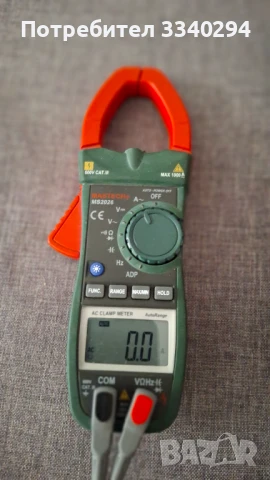 Амперклещи със зумер MASTECH MS2026 VAC/VDC/AAC/OHM/F/Hz, снимка 2 - Друга електроника - 51116228