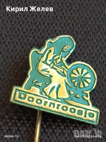 Две редки значки СПЯЩАТА КРАСАВИЦА и ВРЕТЕНО,DE GRUYTER цветя и букети ХОЛАНДИЯ 26215, снимка 2 - Колекции - 50906480