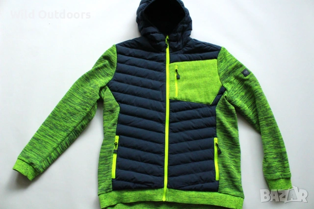 ENGELBERT STRAUSS Hybrid knitted hooded jacket - мъжко яке, размер L