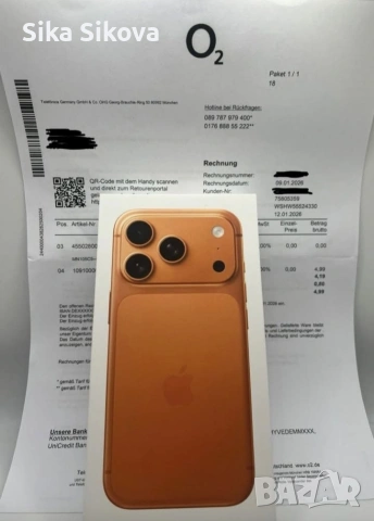 iPhone 17 Pro Max orange 