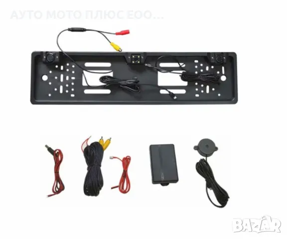 Стойка за номер с камера и 2 паркинг сензори с зумер., снимка 6 - Аксесоари и консумативи - 47491071