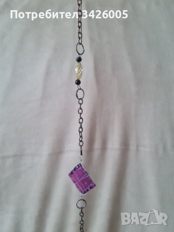 Продавам висящ стъклен свещник, снимка 6 - Антикварни и старинни предмети - 42473503