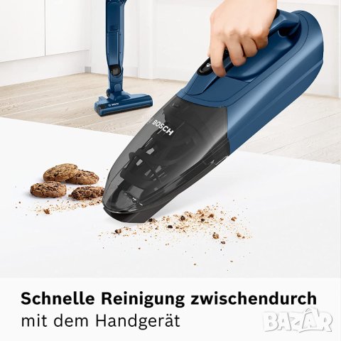 Вертикална прахосмукачка Bosch BCHF216S, 2 in 1, 2 нива на мощност, снимка 3 - Прахосмукачки - 40826182