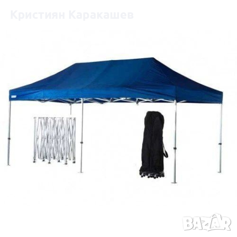 Сгъваема Градинска ШАТРА тип ХАРМОНИКА 3х6м, снимка 2 - Градински мебели, декорация  - 44839165