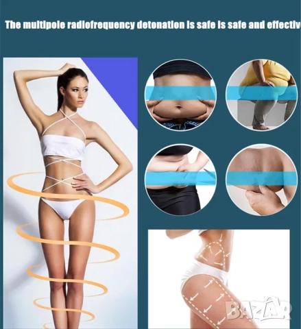 Уред за кавитация, вакуум и радиочестотен лифтинг 5 В 1 за отслабване, стягане на кожата, снимка 10 - Козметични уреди - 52062035