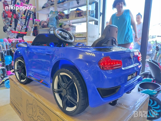 EU Акумулаторна кола 12V MONACO син, снимка 4 - Други - 53849829