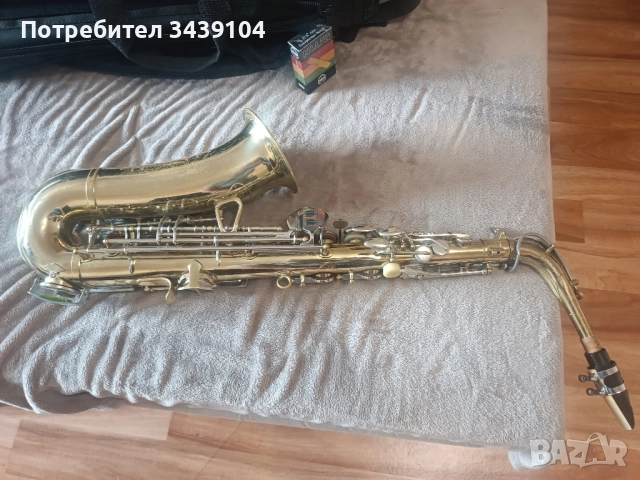 Алт Саксофон Amati Kraslice Super Classic + аксесоари, снимка 4 - Духови инструменти - 52212435