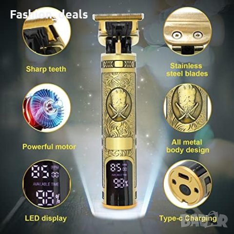 Нова Машинка Тример за подстригване на коса за мъже/ USB , снимка 7 - Друга електроника - 41517619