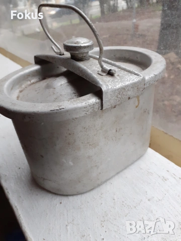 старо алуминиево немско канче за храна Panther, снимка 3 - Антикварни и старинни предмети - 53498234