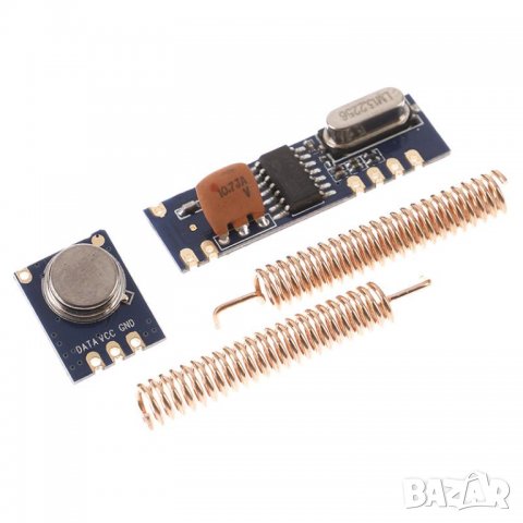 комплект безжичен модул 433MHz 100метра, снимка 3 - Друга електроника - 35804613