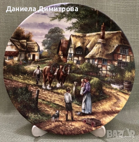 Декоративни чинии от поредицата “Country Days” от Chris Howells, Wedgwood, снимка 15 - Други - 50695733