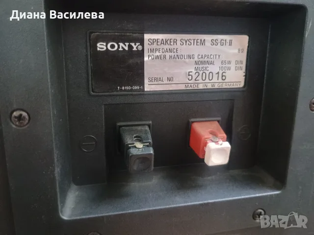 Sony  SS-G1 & Speaker Stands  WS-E70, снимка 12 - Тонколони - 55753984