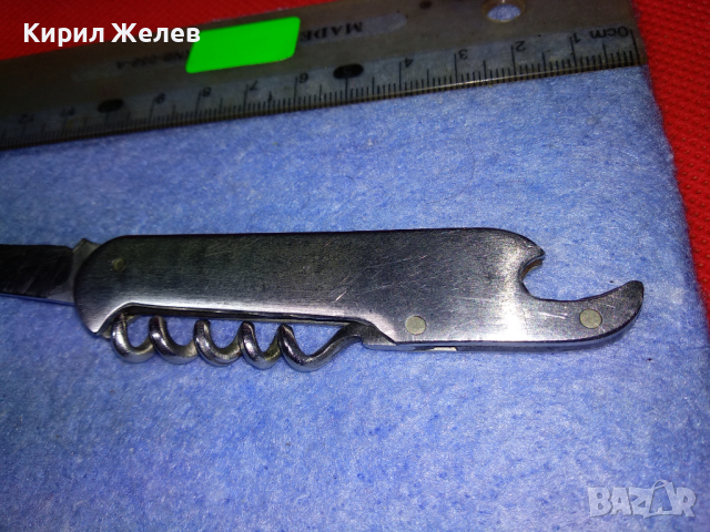 ВИНПРОМ Старо КОМБИНИРАНО КОЛЕКЦИОНЕРСКО ДЖОБНО НОЖЧЕ НЕРЪЖДАЕМА СТОМАНА 86031, снимка 6 - Колекции - 44755821