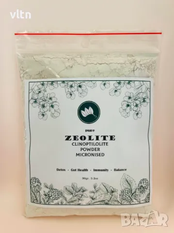 90гр. Зеолит Клиноптилолит чист микронизиран на прах за детокс, снимка 1
