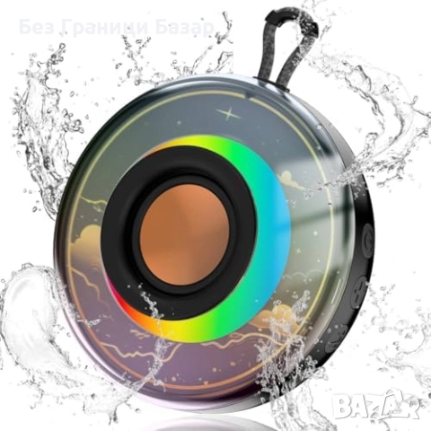 Нова Мини Bluetooth тонколона с RGB светлини и дълъг живот на батерията