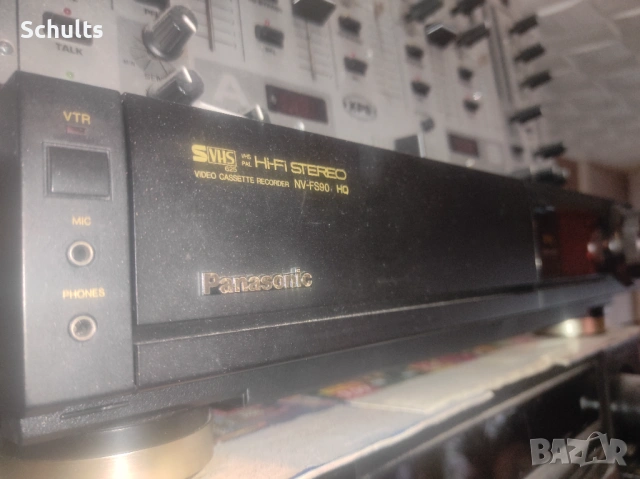 PANASONIC NV FS 90 HQ  S-VHS Видео плеър Made in Japan, снимка 2 - Декове - 52890436