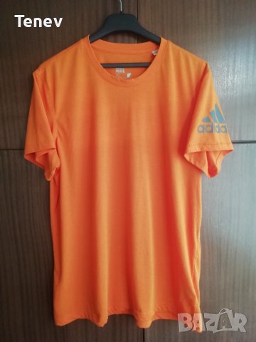 Adidas DryDye Climalite Prime оригинална мъжка тениска фланелка Адидас оранжева 
