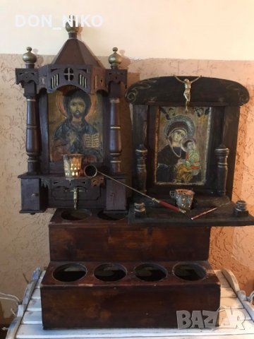 Икони,Иконостаси . Икони на Исус Христос и Светата Майка, снимка 8 - Антикварни и старинни предмети - 35886608