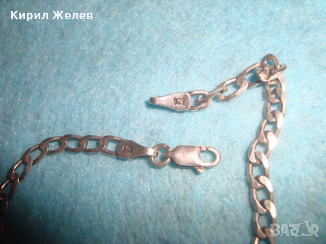 СРЕБЪРНА ГРИВНА СРЕБРО 925 КЛАСИЧЕСКА ЗДРАВА ПЛЕТКА 25606, снимка 6 - Гривни - 35716766