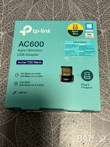 USB WiFi адаптер TP-Link T2U Nano