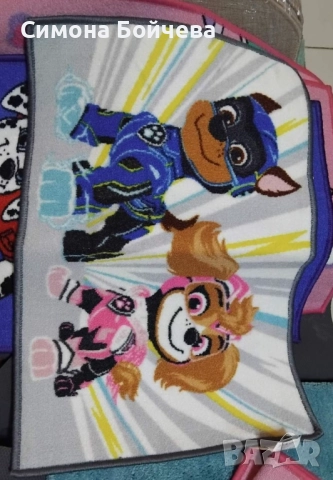 Детско килимче, Paw Patrol 50 x 75 cm, снимка 5 - Други - 52807580