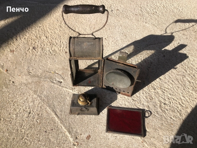 стара военна лампа /фенер/ - WWI-WWII - GERMANY, снимка 10 - Антикварни и старинни предмети - 50890330