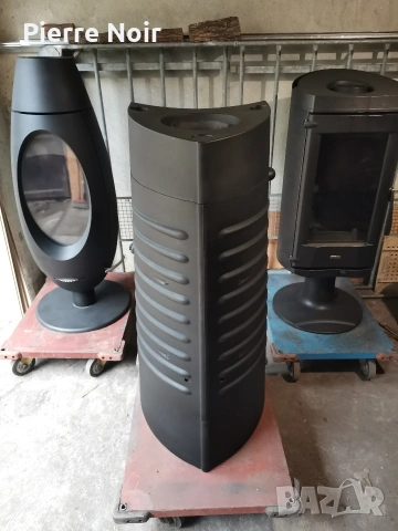 Френска чугунена печка / камина на дърва Invicta 14kW, снимка 10 - Камини - 27395795