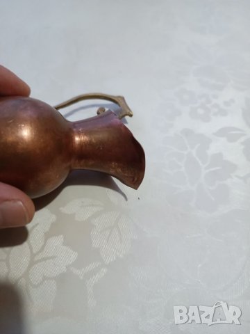 Стара ръчно изработена медна каничка, снимка 10 - Антикварни и старинни предмети - 39553890
