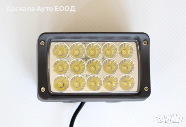 1бр. ЛЕД LED BAR прожектор, работна лампа с 15 диода, 45W , 12-24V